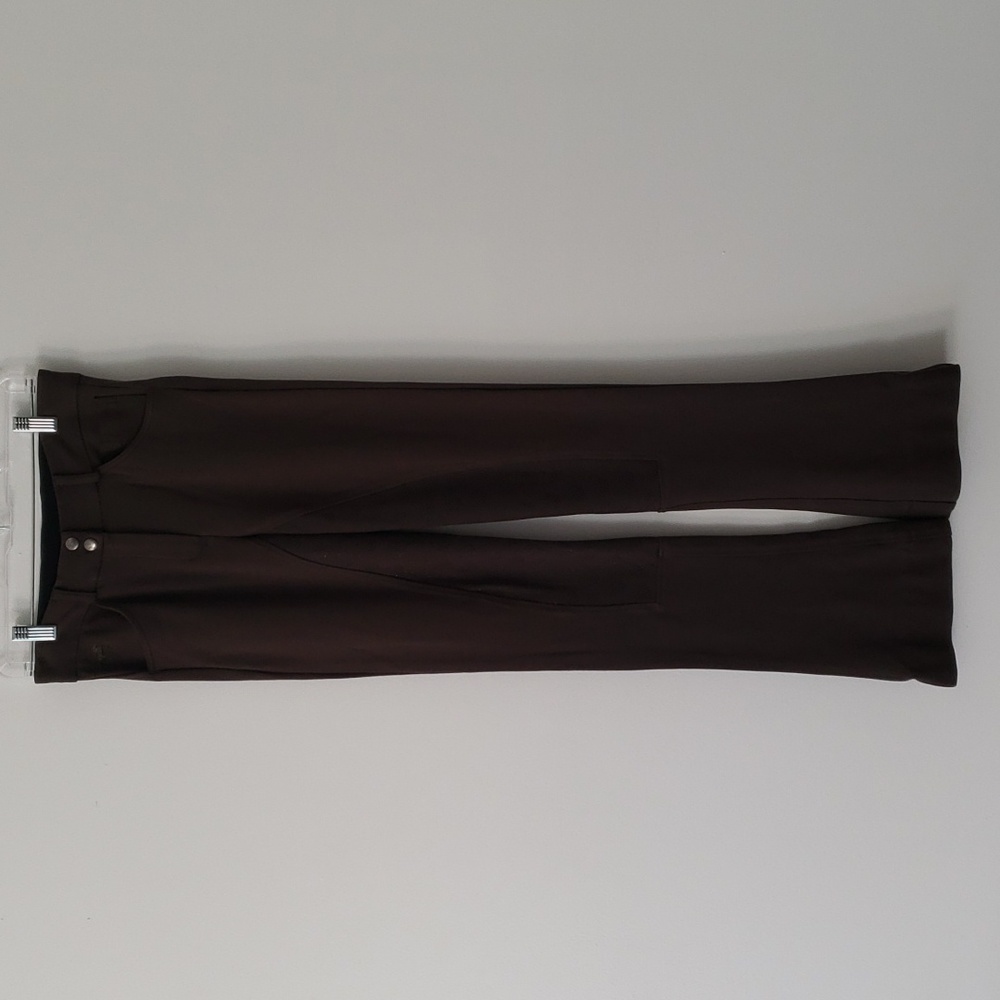 Piper by Smartpak equestrian pants olive green flare leg size 28 long